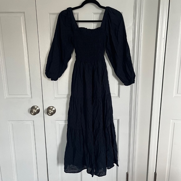 Madewell | Lucie Cutout-Back Midi Dress - Picture 2 of 8